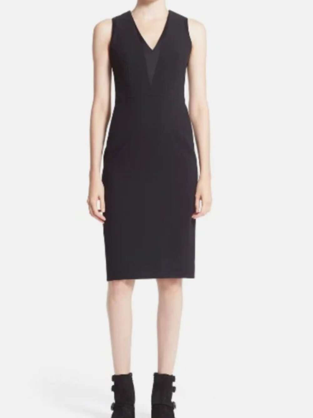 NWT! Rag & Bone Black V-Neck Dress Size 4